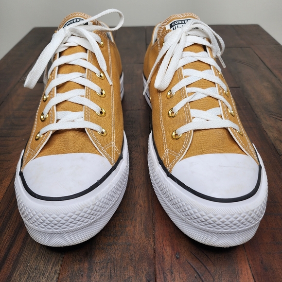 Converse Mens Mustard Yellow Chuck Taylor All Star 1970 Size11 Grunge Streetwear - Picture 5 of 15